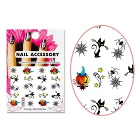 Acrylic effect sticker  BLE-0920 Cat and spider