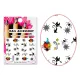 Acrylic effect sticker  BLE-0920 Cat and spider
