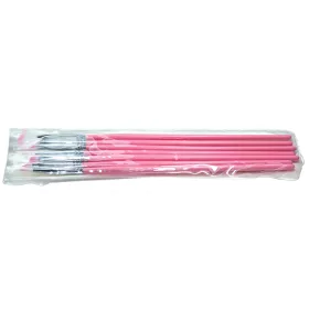 Pink brush set, 7 pcs  S004 Pink