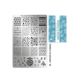 Stamping plate - Moyra  #36 Winter is coming