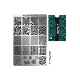 Stamping plate - Moyra  #37 Visuality