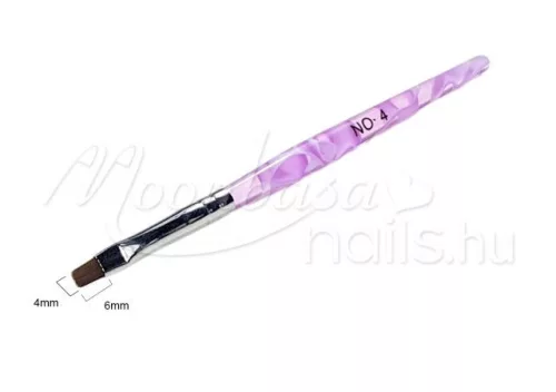Flat gel brush  Z002-4 purple