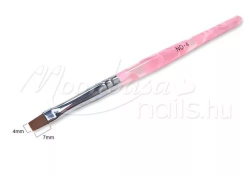 Flat gel brush  Z001-4 Pink