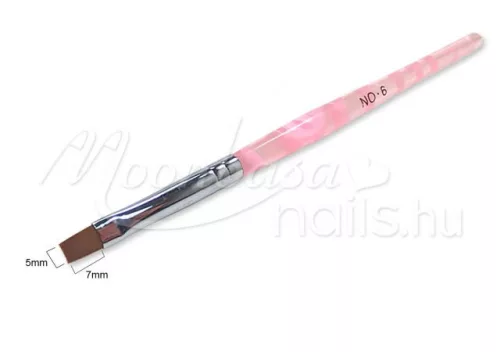 Flat gel brush  Z001-6 Pink