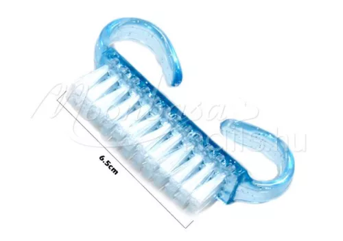 Mini dusting brush with strong bristles   Blue