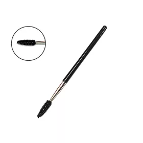 Spiral eyebrow brush  #061 Black silver