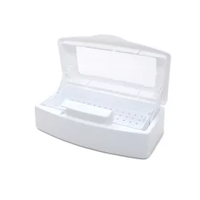 Rectangular sterilising box   White