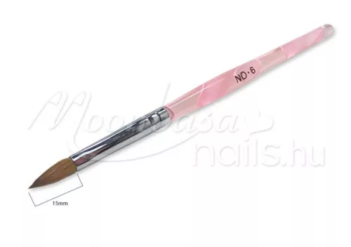 Porcelain pointed brush NO6  P001-6 Pink