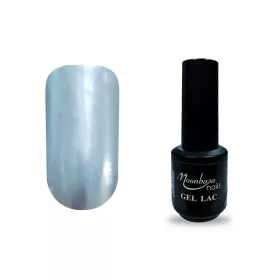 Metallic gel polish 5 ml #501 White silver