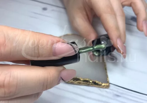 Tiger eye covering gel polish 5ml #853 Green