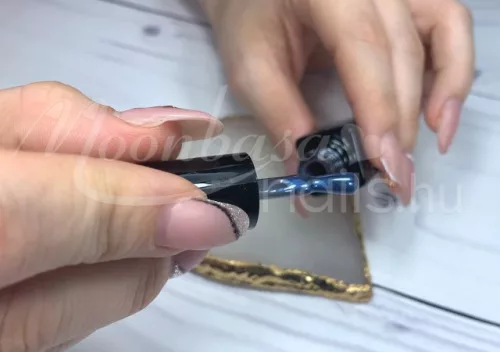 Tiger eye covering gel polish 5ml #854 Blue