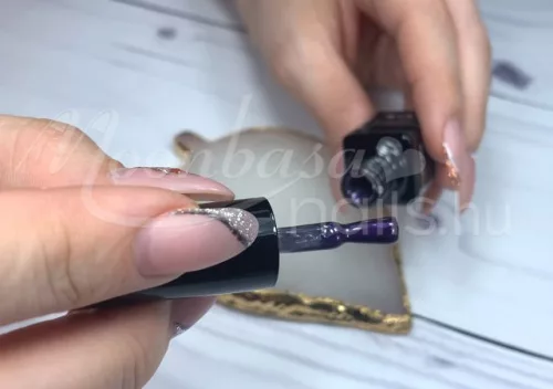 Tiger eye covering gel polish 5ml #856 Purple