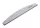 Curved file 180/240 #1052 Grey with black centre