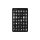 Nail stamp plate 9 5x145cm MLS-04 