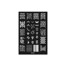 Nail stamp plate 95x145cm QQ-09 