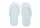 Pedicure guest slippers 1 pair/pack  White