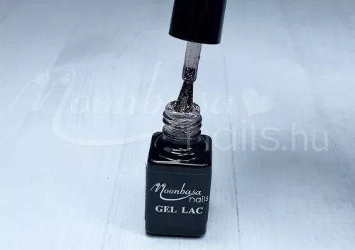 One step gel polish 5ml #263 Dark rainbow glitter top coat