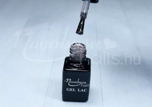 One step gel polish 5ml #263 Dark rainbow glitter top coat