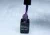 One step gel polish 5ml #265 Dark purple with rainbow glitter