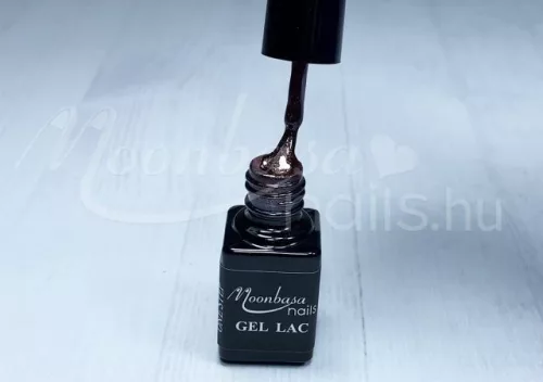 One step gel polish 5ml #267 Velvet black with burgundy glitter