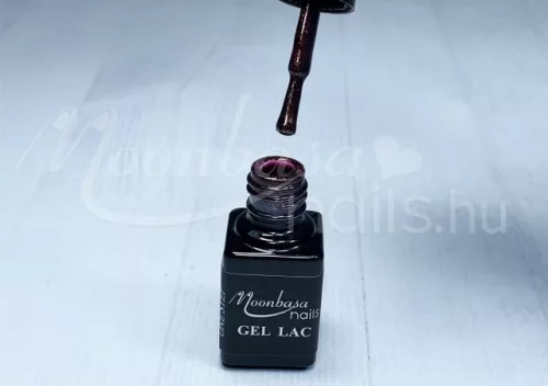 One step gel polish 5ml #267 Velvet black with burgundy glitter