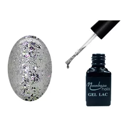 One step gel polish 5ml #269 Silvery glitter