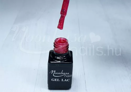 One Step Gel Polish 5ml #065 Glittery Neon Magenta