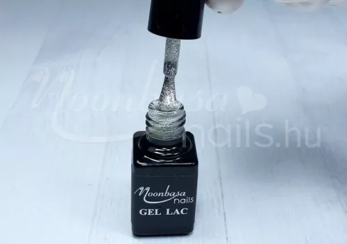 One step gel polish 5ml #085 Glittery silver