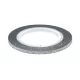 3D matte decorative strip  #102 Silver