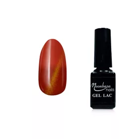 Tiger eye thermo gel polish 5ml #861 Apple red - dark pink