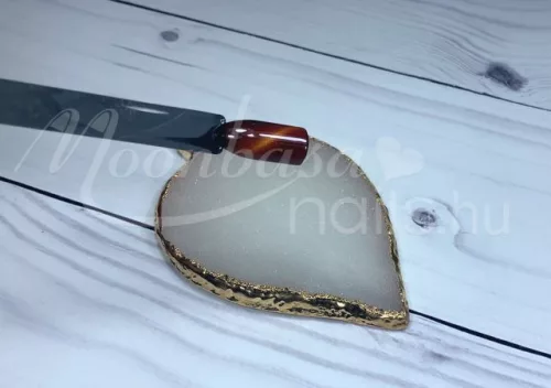 Tiger eye thermo gel polish 5ml #873 Crimson red - peanut butter