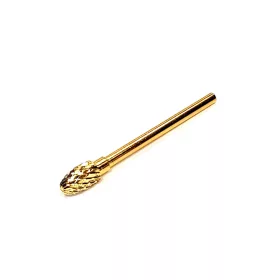   Carbide head for artificial nail filing  #010-2XC Gold conical