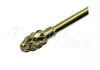 Carbide head for artificial nail filing  #010-2XC Gold conical