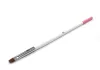 Flat gel brush  Z021-6 White with pink tip