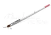 Flat gel brush  Z021-6 White with pink tip