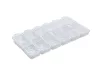 12-compartment Decorative Accessory Storage Box  #029-W White