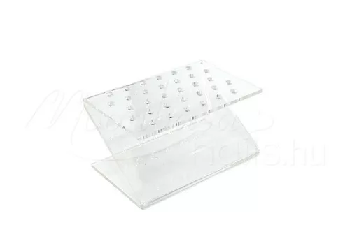 Nail art stand with 18 tips  #001-18 Transparent