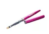Metal gel brush with rounded squirrel hair  Z032-4 Magenta