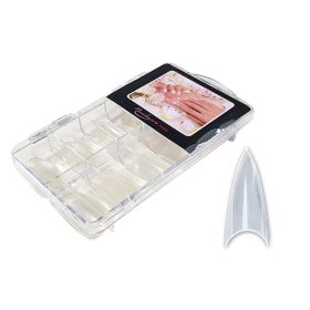 Nail tip box 100 pcs #002-C Stiletto - transparent