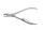 Stainless steel skin nippers  #050 