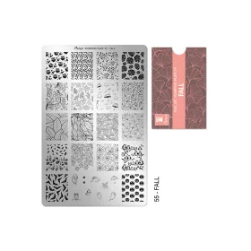 Stamping plate - Moyra  #55 Fall