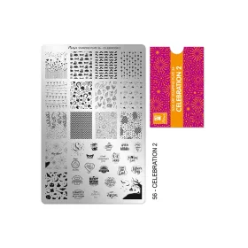 Stamping plate - Moyra  #56 Celebration 2