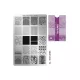 Stamping plate - Moyra  #53 Textures