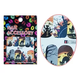 Acrylic effect sticker  A1086 Halloween mood No.1.