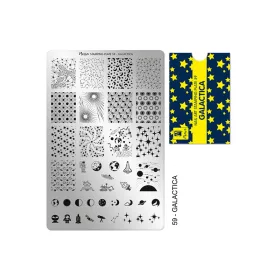 Stamping plate - Moyra  #59 Galactica