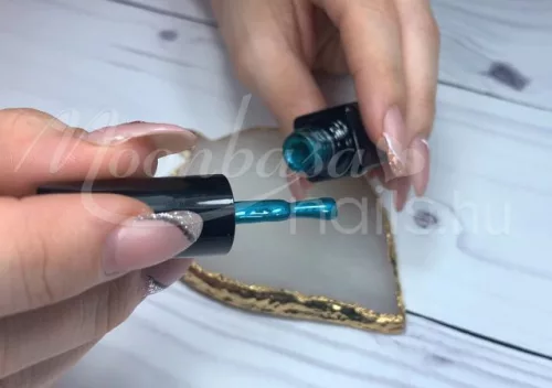 Tiger eye gel polish 5ml #816 Dark purple-green