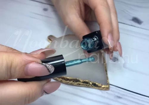 Tiger eye gel polish 5ml #821 Silver green