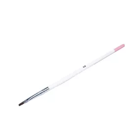 Flat gel brush  Z021-4 White with pink tip