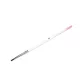 Flat gel brush  Z021-4 White with pink tip