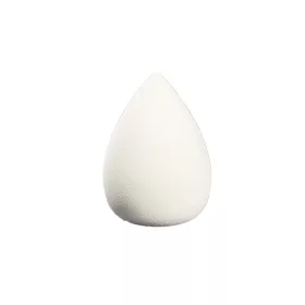 Teardrop-shaped cosmetic sponge  #308-W White